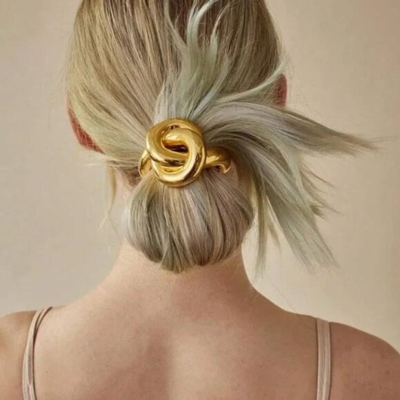 Anthropologie Accessories - Metal Knot Hair Tie